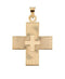 Greek Cross 14k Yellow Gold Pendant (27.50X25.00 MM)