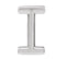 Platinum Initial Letter 'I' Stud Earring (Single Earring)