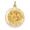 14k Yellow Gold St. Mark Medal Pendant (27X19MM)