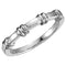 Semi-Polished 14k White Gold 3.5mm Comfort-Fit Band, Size 6