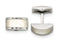 Stainless Steel Cat's Eye Rectangle Cuff Links, 19X11MM