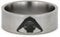 Star Wars Engraved 9mm Comfort-Fit Brushed Titanium Wedding Band, Size 5