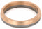 14k Rose Gold and Brushed Titanium 4mm Comfort-Fit Band