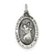 Sterling Silver St. Christopher Basketball Medal (30x15MM)