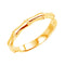 Bamboo Zen 2.5mm 14k Yellow Gold Stackable Ring, Size 4