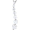 Diamond 'Journey' Necklace in Rhodium Plate 14k White Gold, 18" (1/2 Cttw)