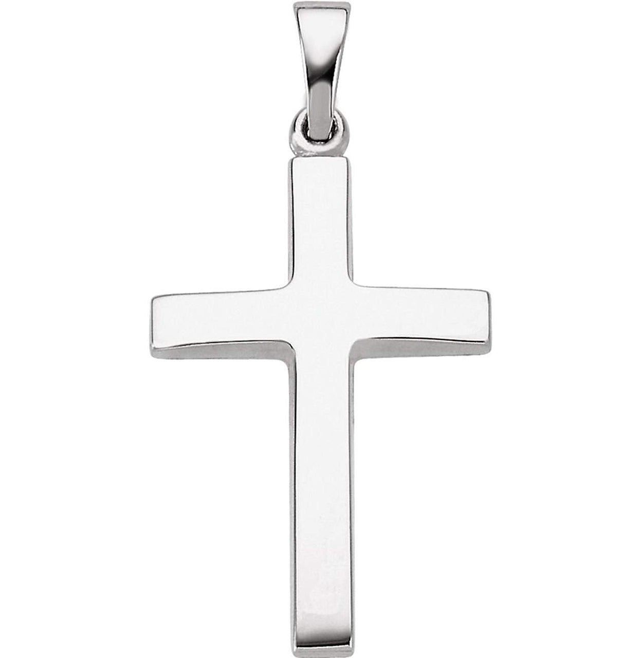 Platinum Cross Pendant (30.20x15.90MM)