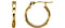 Tube Hoop Earrings, 14k Yellow Gold (34mm)