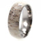 Deer Antler Overlay 8 mm Comfort Fit Titanium Band