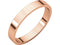 Slim-Profile 3mm Flat Stacking Band, 14k Rose Gold