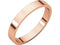 10k Rose Gold 3mm Slim-Profile Flat Band