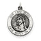 Sterling Silver Antiqued Ecce Homo Medal (23X17MM)