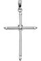 Diamond Petite Cross 14k White Gold Pendant (.1 Ctw, G-H Color, SI1 Clarity)