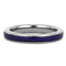 Lapis Lazuli 3mm Comfort-Fit Titanium Slim Profile Band