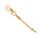 14k Yellow Gold 1.75mm Box Chain, Extender Safety Chain, 2.25"