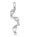 Journey Footprints 14k White Gold Pendant