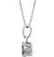 Blue Diamond Pendant 14k White Gold Necklace, 18" (1/5 Cttw)