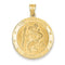 14k Yellow Gold St. Christopher Medal Pendant (40X39MM)