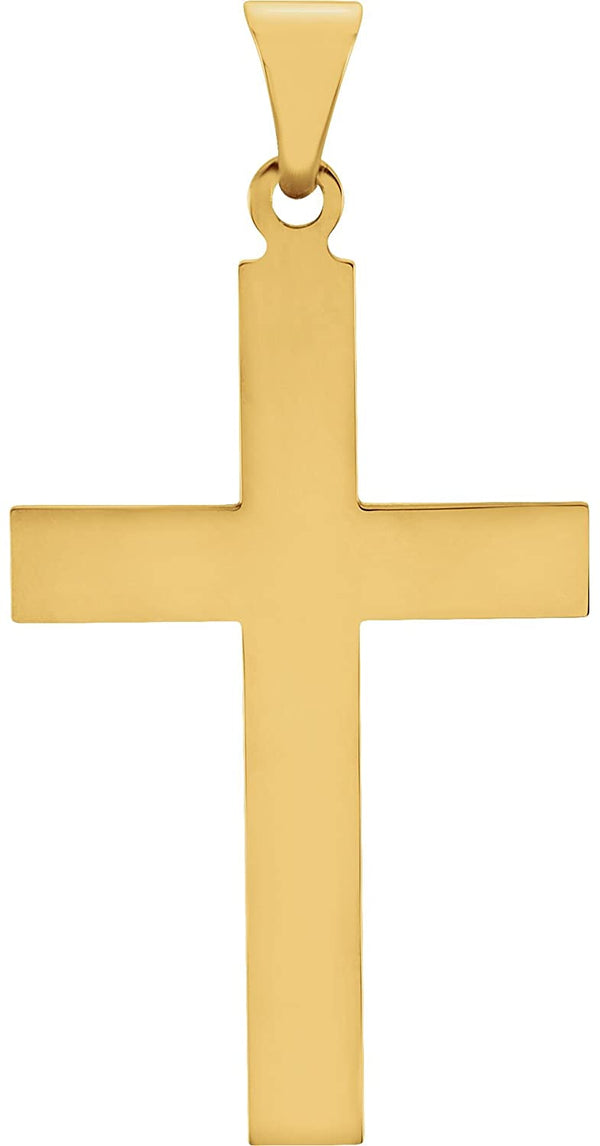 Western Cross 18k Yellow Gold Pendant (21X12MM)
