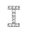 Platinum Diamond Letter 'I' Initial Stud Earring (Single Earring) (.04 Ctw, GH Color, SI2-SI3 Clarity)