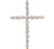 Diamond Cross 14k Rose Gold Pendant (.5 Ctw, G-H Color, I1 Clarity)