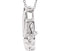 Mystara Diamond Teardrop Pendant 14k White Gold Necklace, 18" (3/8 Cttw)