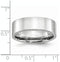 Men's Chromium Cobalt 7mm Comfort-Fit Flat Profile Polished Ring