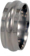 Custom Profile, Flying Saucer Titanium Ring 8mm Comfort Fit