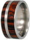 Men's Titanium Ironwood 9mm Comfort-Fit Flat Band, Handmade, Size 7.25