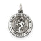 Sterling Silver St. Christopher US Army Medal Pendant (25X20MM)