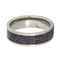 Dark Stardust Inlay 7mm Comfort-Fit Titanium Wedding Band