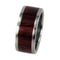 Snakewood Inlay 8mm Comfort Fit Titanium Wedding Band, Size 10