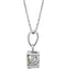 Yellow Diamond Pendant Necklace in 14k White Gold, 18" (1/5 Cttw)