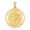 14k Yellow Gold St. Christopher Medal Pendant (35X26MM)