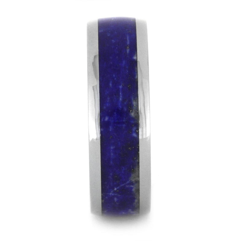 Lapis Lazuli Comfort-Fit 8mm Titanium Band