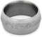 Knife Edge Gibeon Meteorite 10mm Comfort-Fit Matte Titanium Band, Size 15.25