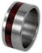 The Men's Jewelry Store (Unisex Jewelry) Redwood Inlay 10mm Comfort Fit Titanium Wedding Ring