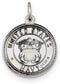 Sterling Silver St. Christopher US Navy Medal Pendant (25X20 MM)