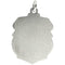 Sterling Silver St. Michael Shield Necklace, 24"