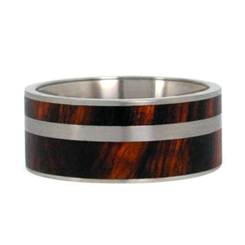 Ironwood 9mm Comfort-Fit Flat Titanium Band, Size 10