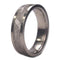 Classic Gibeon Meteorite Inlay 7mm Comfort Fit Titanium Ring, Size 10