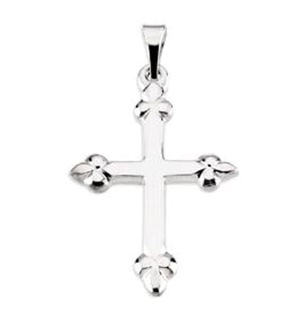 Bottonee Cross Sterling Silver Pendant (21.00X16.00 MM)