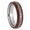 Tulipwood, Gibeon Meteorite 5mm Comfort-Fit Titanium Couples Wedding Bands