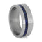 Crushed Synthetic Opal with Matte Titanium 8mm Comfort-Fit Band