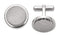 Titanium Satin-Brushed Round Cuff Links,16MM