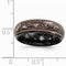 Rain Collection Black Ti Anodized Copper 6mm Domed Band