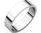 14k White Gold Slim-Profile Flat 5mm Band