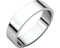 14k White Gold Slim-Profile Flat 5mm Band