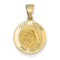 14k Yellow Gold St. Anthony Medal Pendant (17X15MM)