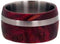 Redwood 10mm Comfort Fit Matte Titanium Wedding Band, Size 11.25